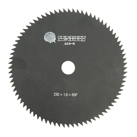 A & I Products BLADE-BRUSH, 9", 80T 9" x9" x0.2" A-B1BB100